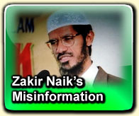 Zakir Naik's Misinformation